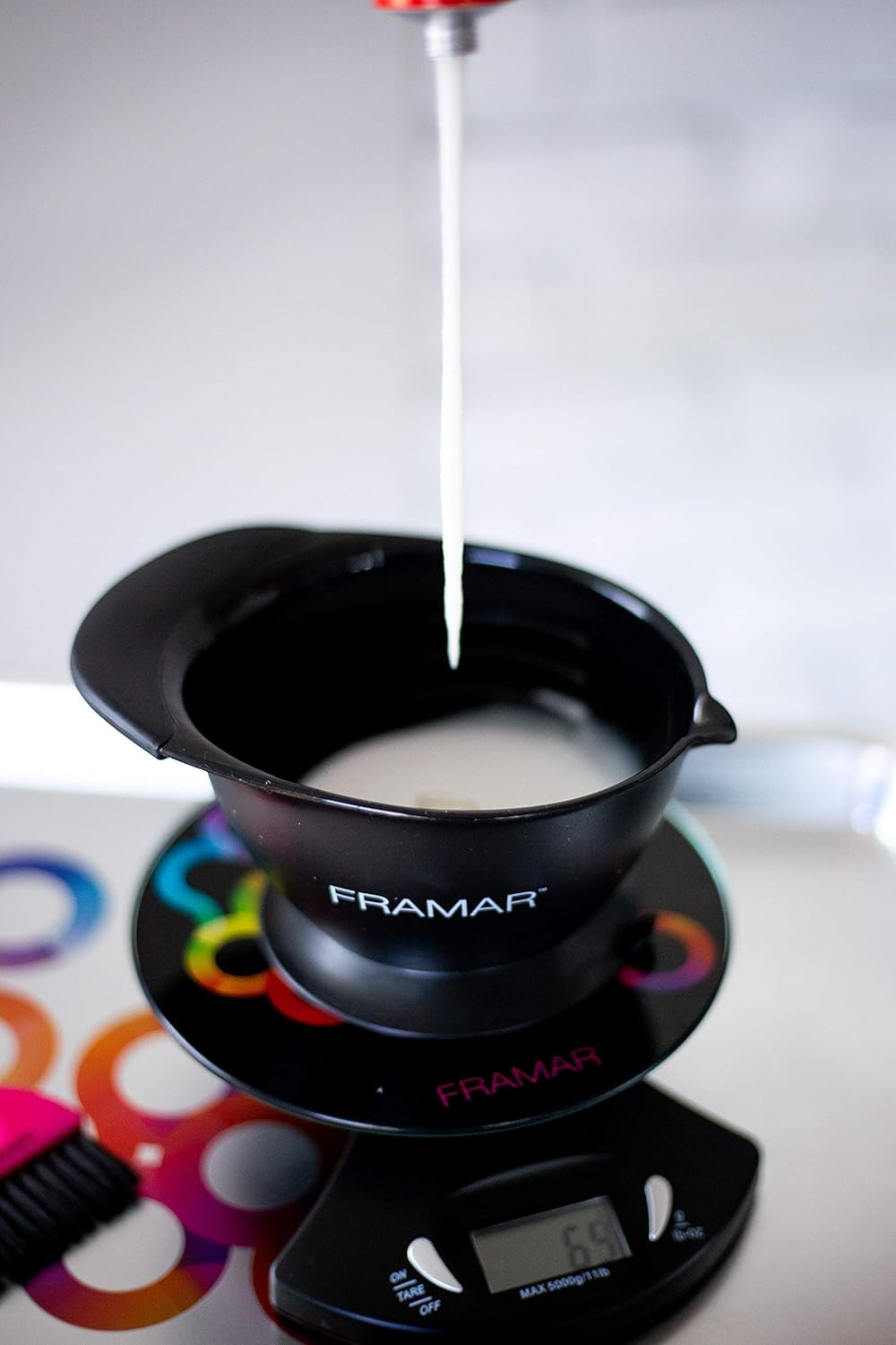 Framar Digital Scale, Hair Color Scale, Kitchen Scale, Food Scale, Gram Scale - Elegant Black2