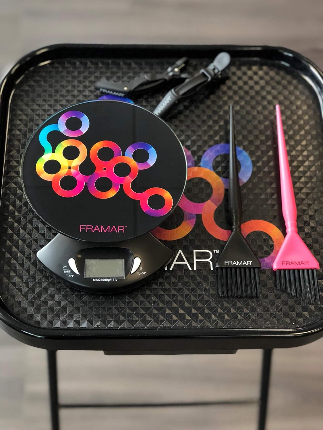 Framar Digital Scale, Hair Color Scale, Kitchen Scale, Food Scale, Gram Scale - Elegant Black5