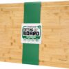 Freshware 24 Inch 3XL Bamboo Cutting Boards for Kitchen, Stove Top Butcher Block, Extra Large Wooden Carving Board for Meat, Veggies, Charcuterie Board with Deep Juice Grooves (3XL, 24x18")