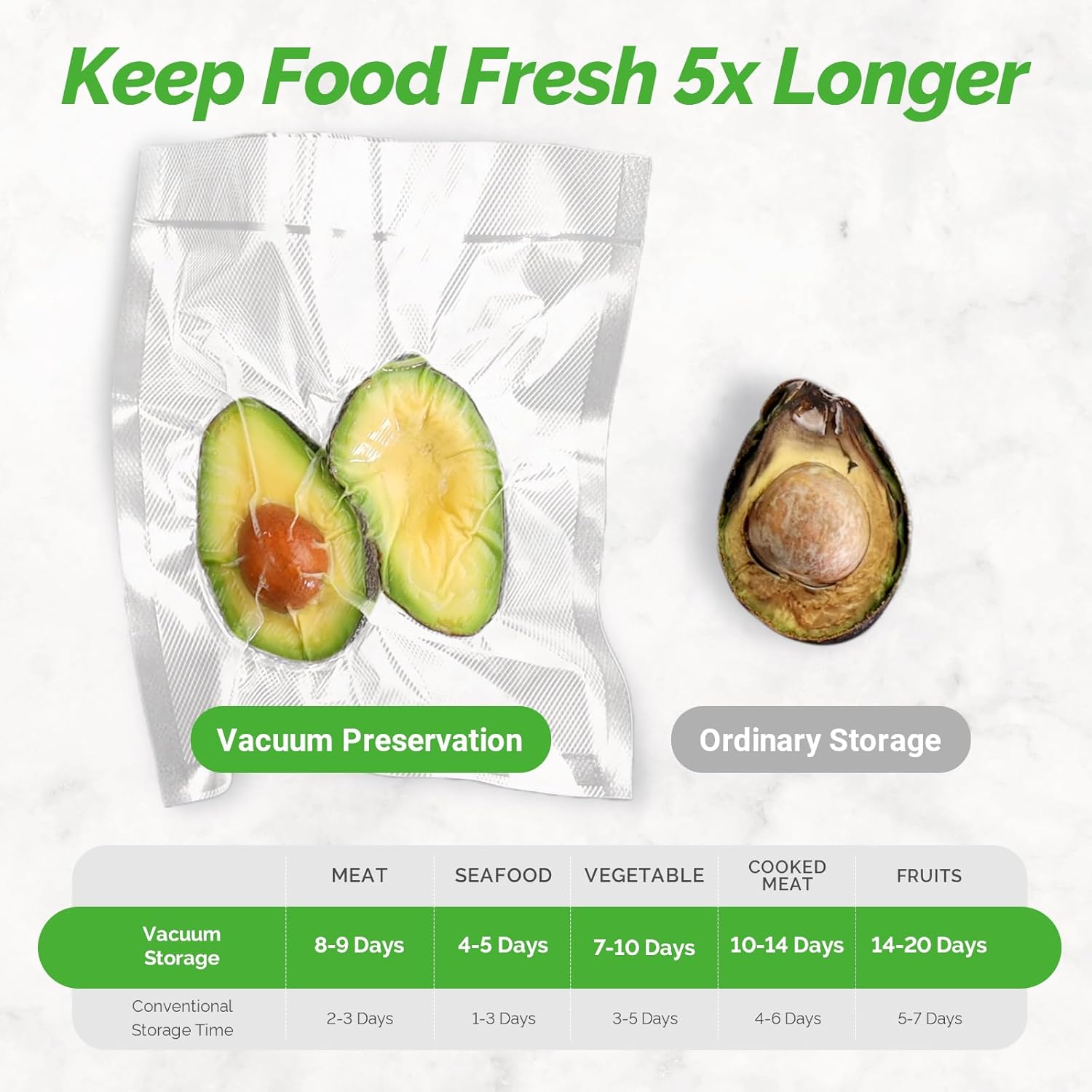 GERYON Vacuum Sealer, Vacuum Sealer Machine for Food Storage with Sealer Bags & Roll, Automatic Food Sealer for Sous Vide, Compact Design, LED Lights, Easy to Clean, Dry & Moist Modes (Silver)0