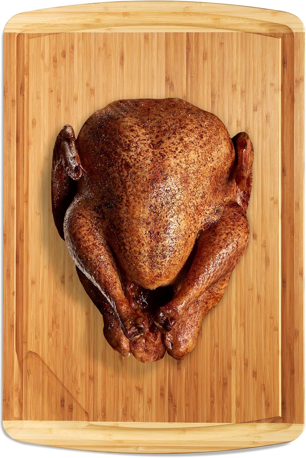 GREENER CHEF 30 Inch 3XL Extra Large Cutting Board with Lifetime Replacements - Oversized Bamboo Stove Top Cover Noodle Board - Wooden Meat Cutting Board - Turkey Carving Board - Charcuterie Board-