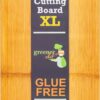 Greener Chef Safest No Glue Extra Large Bamboo Cutting Board 18 Inch – Lifetime Replacements, Family-Friendly Organic Wood Cutting Boards for Kitchen - Wood Cutting Board and Chopping Board