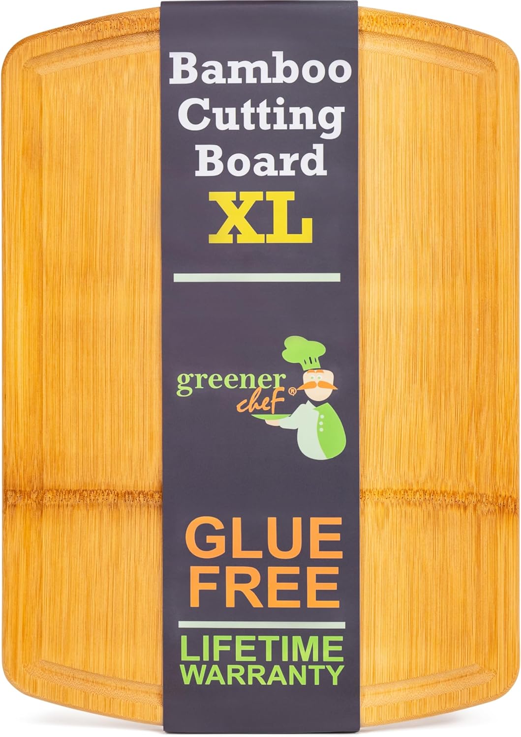 Greener Chef Safest No Glue Extra Large Bamboo Cutting Board 18 Inch – Lifetime Replacements, Family-Friendly Organic Wood Cutting Boards for Kitchen - Wood Cutting Board and Chopping Board Greener Chef Safest No Glue Extra Large Bamboo Cutting Board 18 Inch – Lifetime Replacements, Family-Friendly Organic Wood Cutting Boards for Kitchen - Wood Cutting Board and Chopping Board