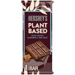 HERSHEY'S Plant Based Extra Creamy with Almond and Sea Salt Candy Bar, 1.55 oz