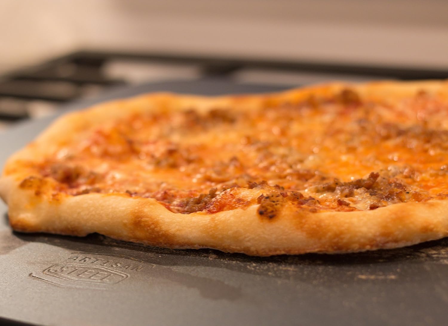 High Performance Pizza Steel Made in the USA - 16 x 14.25 (.25 Thick)1