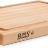 John Boos Boos Block CB Series Large Reversible Wood Cutting Board with Juice Groove, 1.5-Inch Thickness, 20" x 15" x 1 1/2", Maple