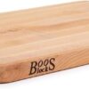 John Boos Boos Block Chop-N-Slice Series Reversible Wood Cutting Board with Integrated Finger Grips, 1.25-Inch Thickness, 20" x 14" x 1 1/4", Maple