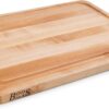 John Boos Boos Block Prestige Series Large Reversible Wood Cutting Board, 1.25-Inch Thickness, 22" x 16" x 1 1/4", Maple