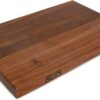John Boos Boos Block R-Board Series Large Reversible Wood Cutting Board, 1.5-Inch Thickness, 18" x 12" x 1 1/2", Walnut
