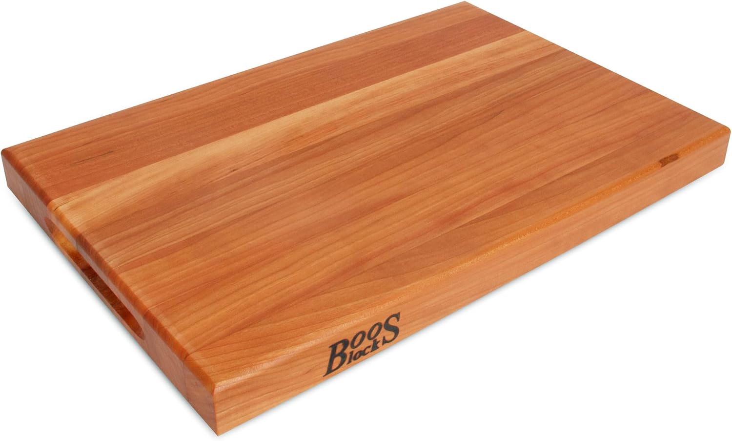 John Boos Boos Block R-Board Series Large Reversible Wood Cutting Board, 1.5-Inch Thickness, 24 x 18 x 1 1 2, Cherry John Boos Boos Block R-Board Series Large Reversible Wood Cutting Board, 1.5-Inch Thickness, 24" x 18" x 1 1/2", Cherry