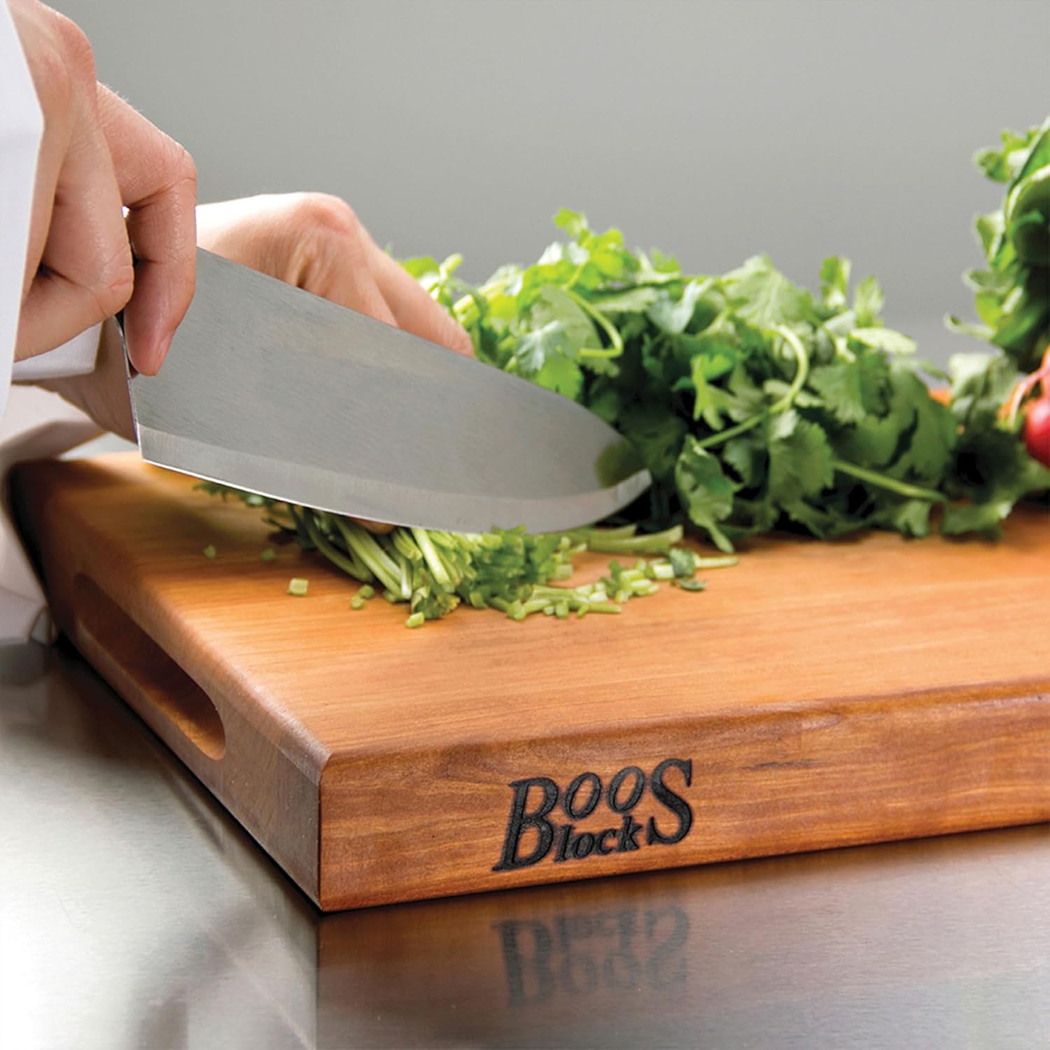 John Boos Boos Block R-Board Series Large Reversible Wood Cutting Board, 1.5-Inch Thickness, 24 x 18 x 1 1 2, Cherry0