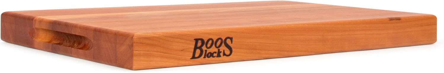 John Boos Boos Block R-Board Series Large Reversible Wood Cutting Board, 1.5-Inch Thickness, 24 x 18 x 1 1 2, Cherry2