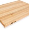 John Boos Boos Block R-Board Series Large Reversible Wood Cutting Board, 1.5-Inch Thickness, 24" x 18" x 1 1/2", Maple