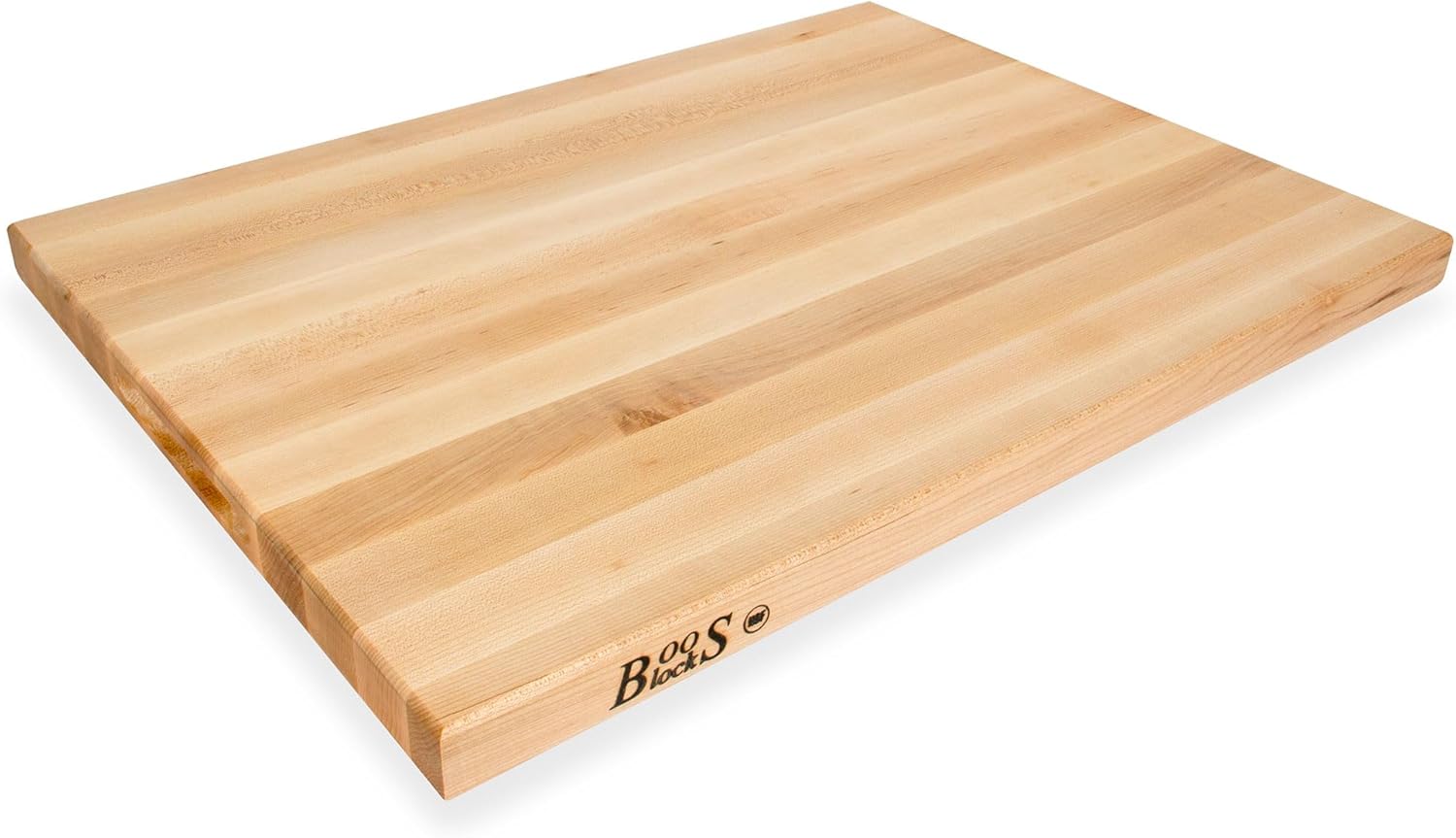 John Boos Boos Block R-Board Series Large Reversible Wood Cutting Board, 1.5-Inch Thickness, 24 x 18 x 1 1 2, Maple John Boos Boos Block R-Board Series Large Reversible Wood Cutting Board, 1.5-Inch Thickness, 24" x 18" x 1 1/2", Maple