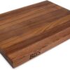 John Boos Walnut Wood 20 Inch x 15 Inch x 1.5 Inch Large Edge Grain Rectangular Reversible Charcuterie Cutting Board