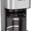 KRUPS Newer Model Drip Coffee Maker, Glass, Silver