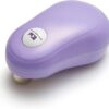 Kitchen Mama One Touch Can Opener: Open Cans with Simple Press of A Button - Auto Stop As Task Completes, Ergonomic, Smooth Edge, Food-Safe, Battery Operated , Electric Can Opener (Purple)