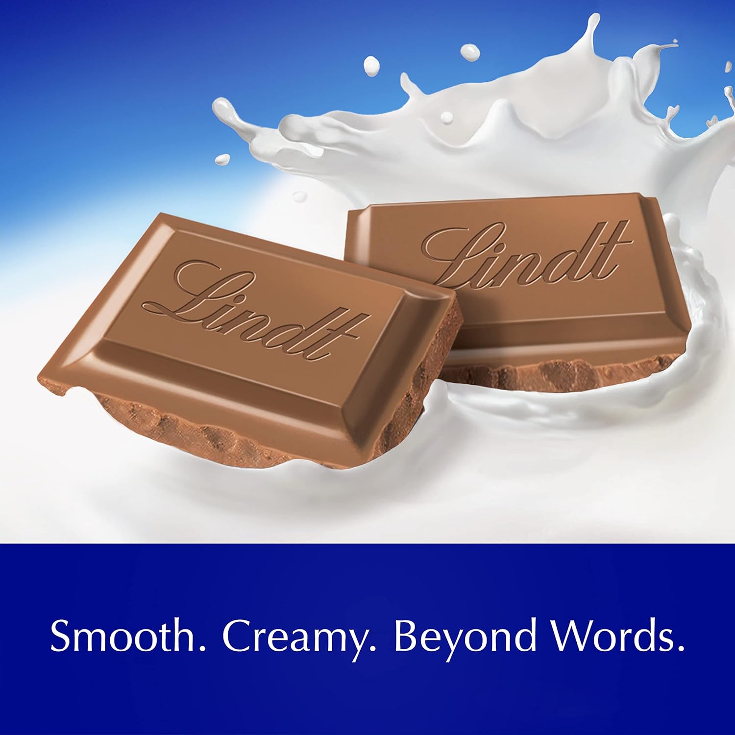 Lindt CLASSIC RECIPE Milk Chocolate Bar, Milk Chocolate Candy, 4.4 oz. (12 Pack)4