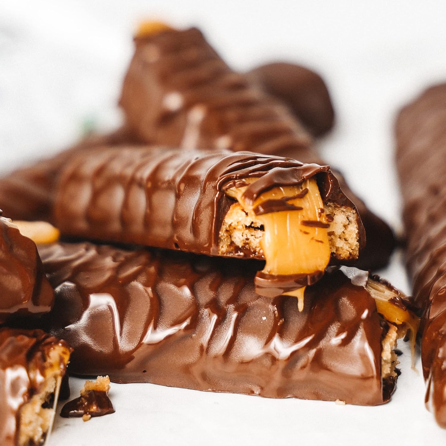 Little Secrets Milk Chocolate Caramel Cookie Bars 12 Twin Packs Made in Europe Nothing Artificial & No Sugar Alcohols Sustainable Cocoa 1.8 Ounce, Pack of 127