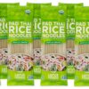 Lotus Foods Traditional Pad Thai Rice Noodles - Pad Thai Noodles, Asian Noodles, Gluten Free Noodles, Rice Noodles, Whole Grain, Non GMO, USDA Organic - 8 Oz (Pack of 3)