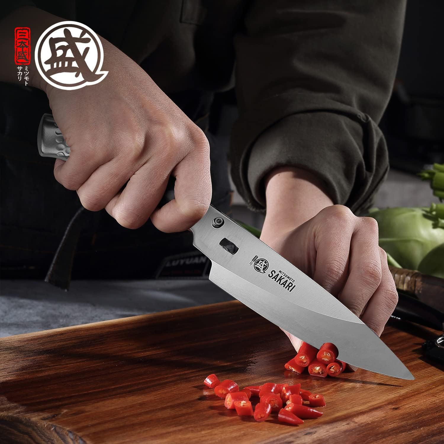 MITSUMOTO SAKARI 10 inch Japanese Kitchen Scissorss, Silver Titanium Plating Kitchen Shears Heavy Duty, Multipurpose Alloy Steel Poultry Shears for Chicken, Meat, Bone & Fish6