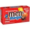 M&M'S Mega Peanut Butter Milk Chocolate Candy, Share Size, 24 Count Bulk Box