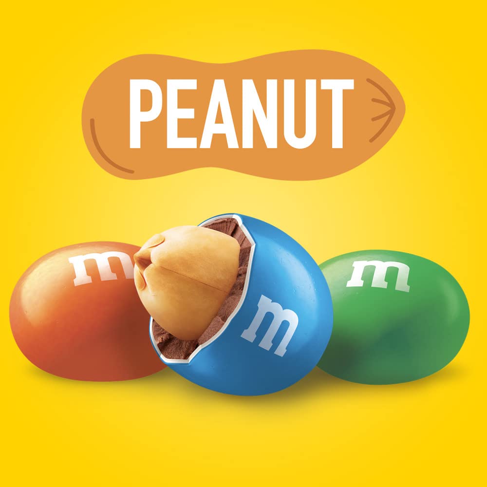 M&M'S Peanut Chocolate Candy Sharing Size Pouch 3.27 Ounce (Pack of 24)2