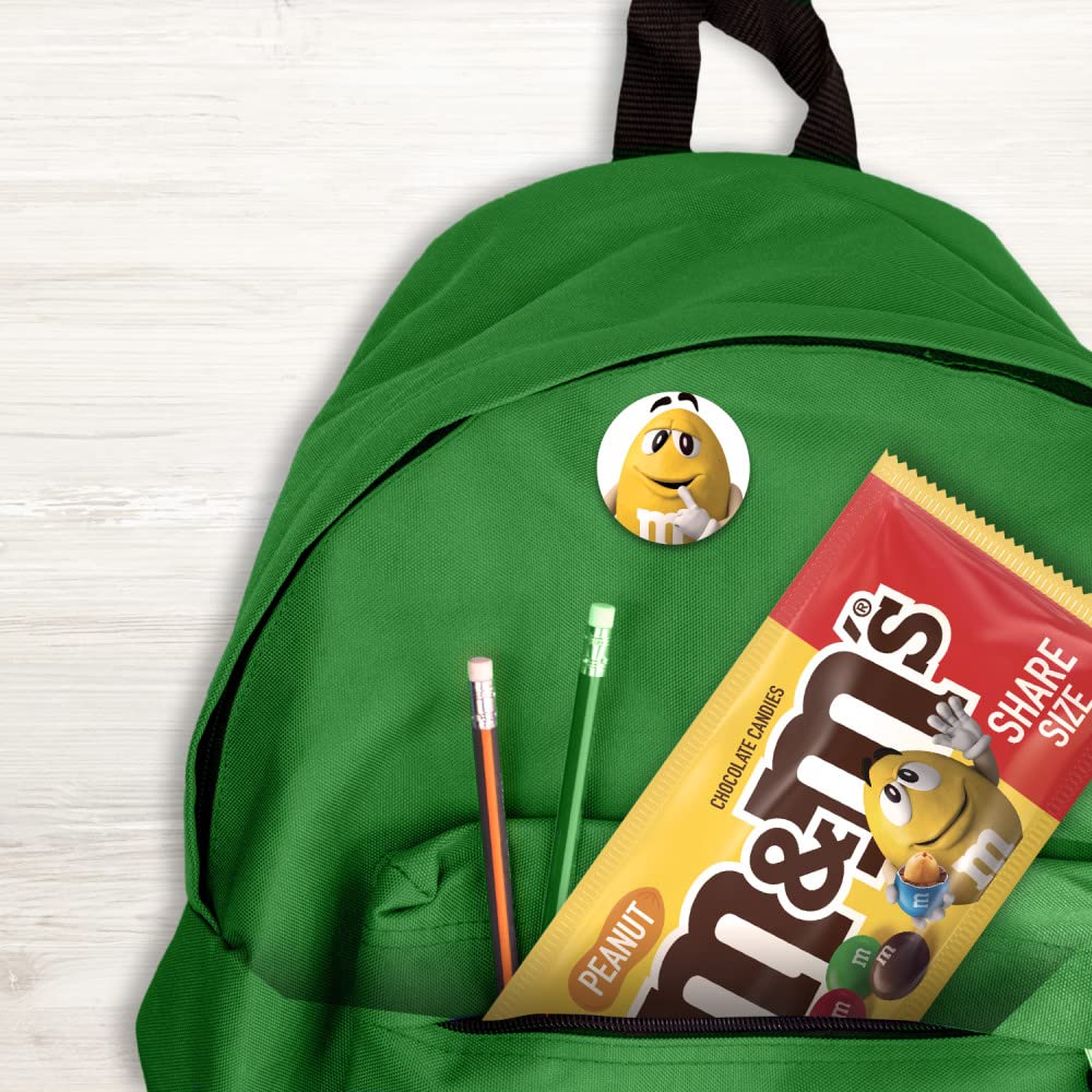 M&M'S Peanut Chocolate Candy Sharing Size Pouch 3.27 Ounce (Pack of 24)4