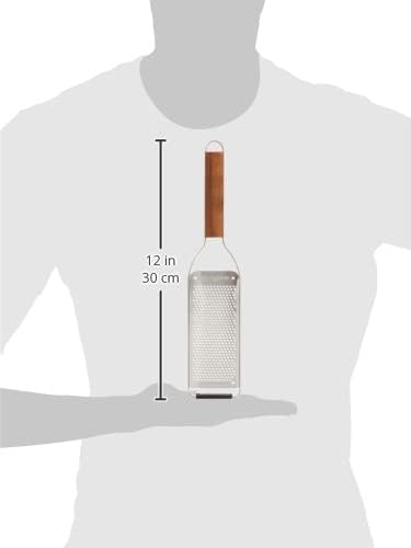 Microplane Master Series Wood Handle Stainless Steel Frame Fine Blade Cheese Grater3