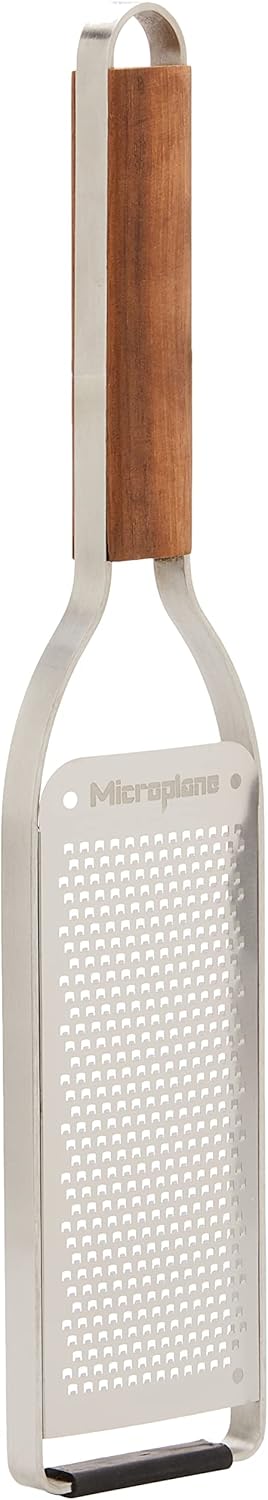 Microplane Master Series Wood Handle Stainless Steel Frame Fine Blade Cheese Grater4