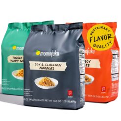 Momofuku Ramen Noodle Variety Pack by David Chang, 15 Count (Pack of 3) Air-Dried Never Fried Vegan Instant Noodles with 11g of Plant Based Protein