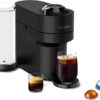 Nespresso Limited-Edition Vertuo Pop+ Coffee and Espresso Maker by De'Longhi, Black Matte Chrome