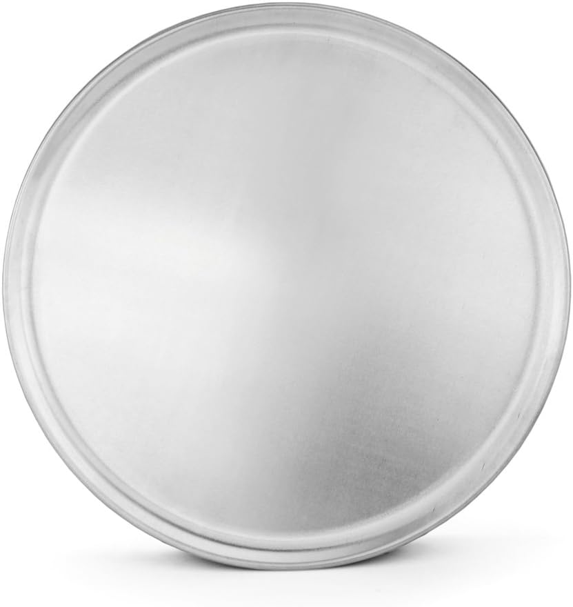 New Star Foodservice 51049 Restaurant-Grade Aluminum Pizza Pan, Baking Tray, Coupe Style, 16-Inch, Pack of 6 New Star Foodservice 51049 Restaurant-Grade Aluminum Pizza Pan, Baking Tray, Coupe Style, 16-Inch, Pack of 6