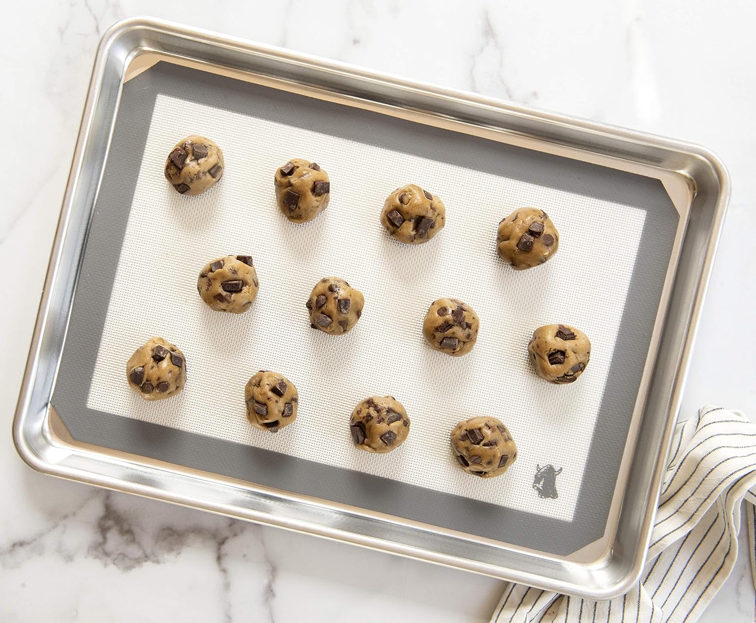 Nordic Ware 3 Piece Natural Aluminum Commercial Cookie Baking Set, Silver0