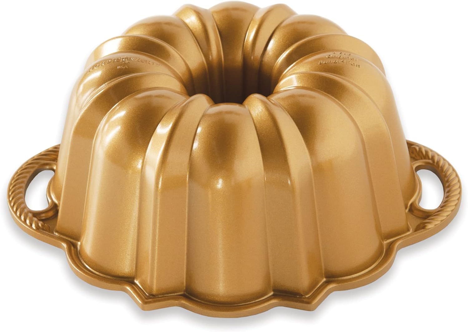 Nordic Ware Anniversary Bundt 6 Cup, Gold2