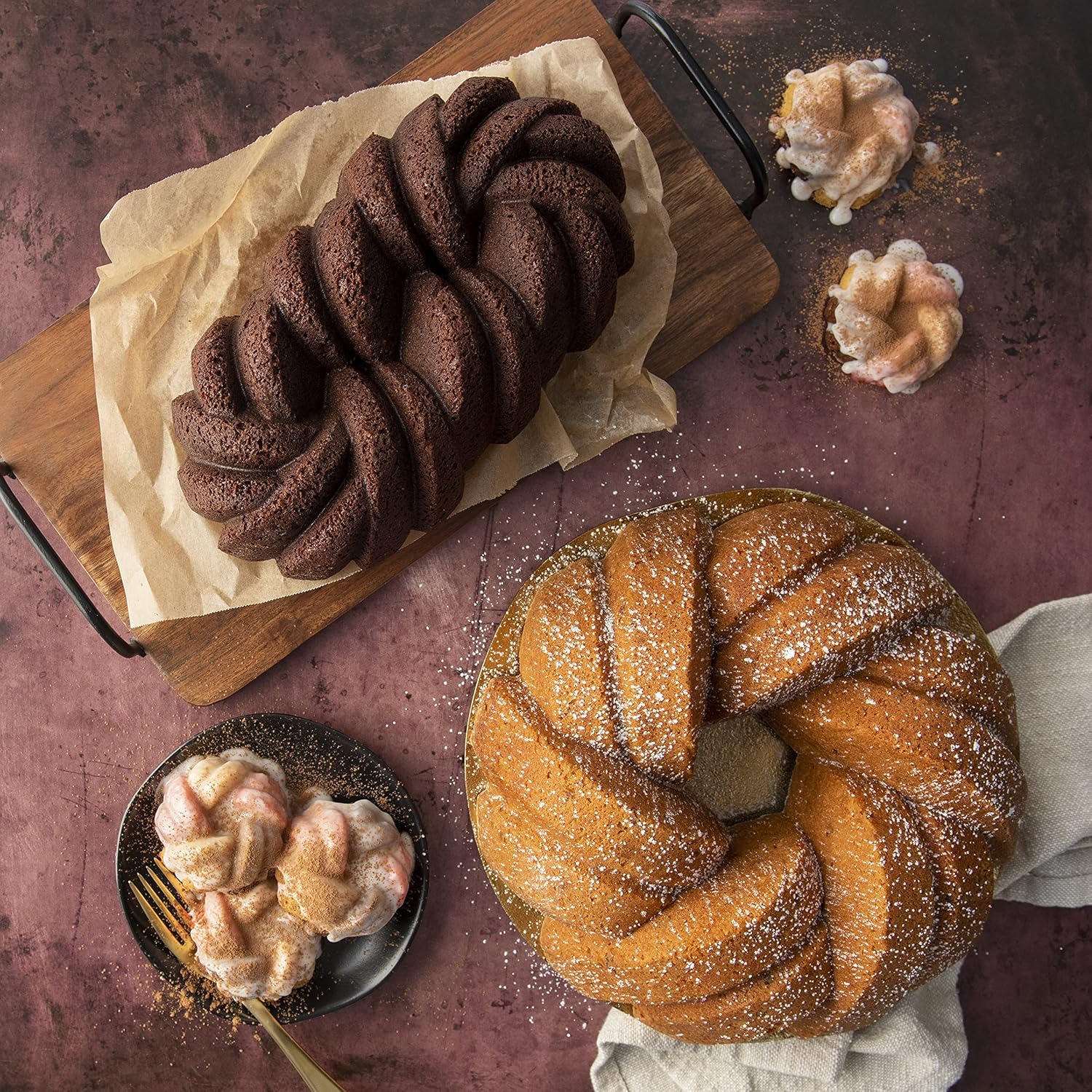 Nordic Ware Braided Loaf Pan0