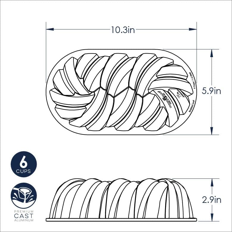 Nordic Ware Braided Loaf Pan11