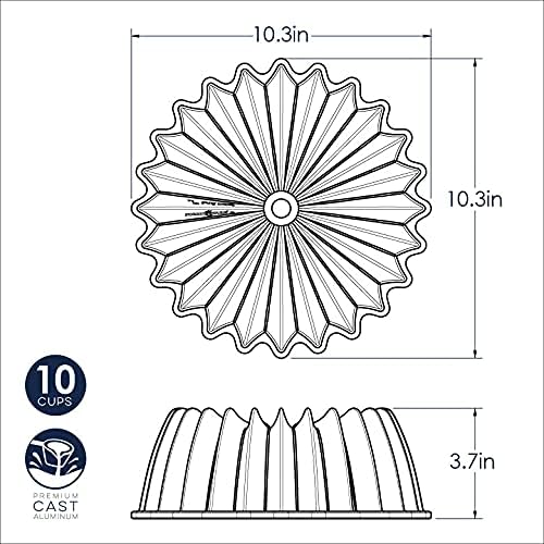 Nordic Ware Brilliance Bundt Pan Gold8