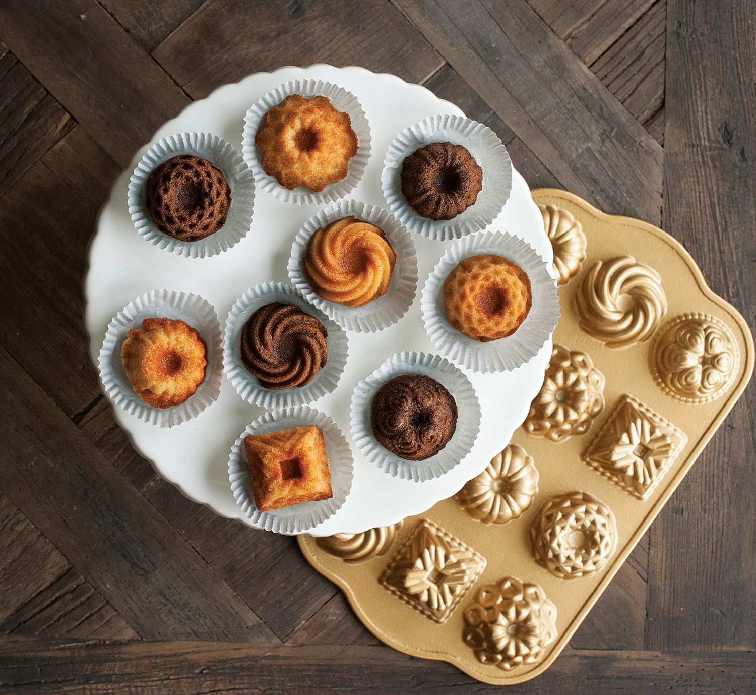 Nordic Ware Bundt Charms, 1.2 Cup, Gold4