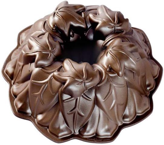 Nordic Ware Harvest Leaves Bundt Pan, Bronze Nordic Ware Harvest Leaves Bundt Pan, Bronze