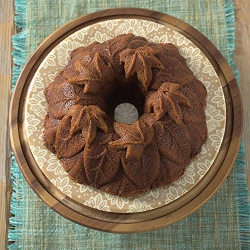 Nordic Ware Harvest Leaves Bundt Pan, Bronze3