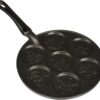 Nordic Ware Holiday Pancake Pan, Black 0.6 cup