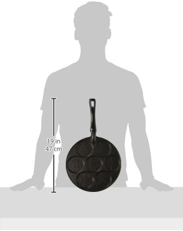 Nordic Ware Holiday Pancake Pan, Black 0.6 cup9
