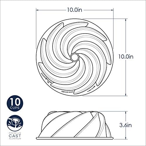 Nordic Ware Platinum Collection Heritage Bundt Pan0
