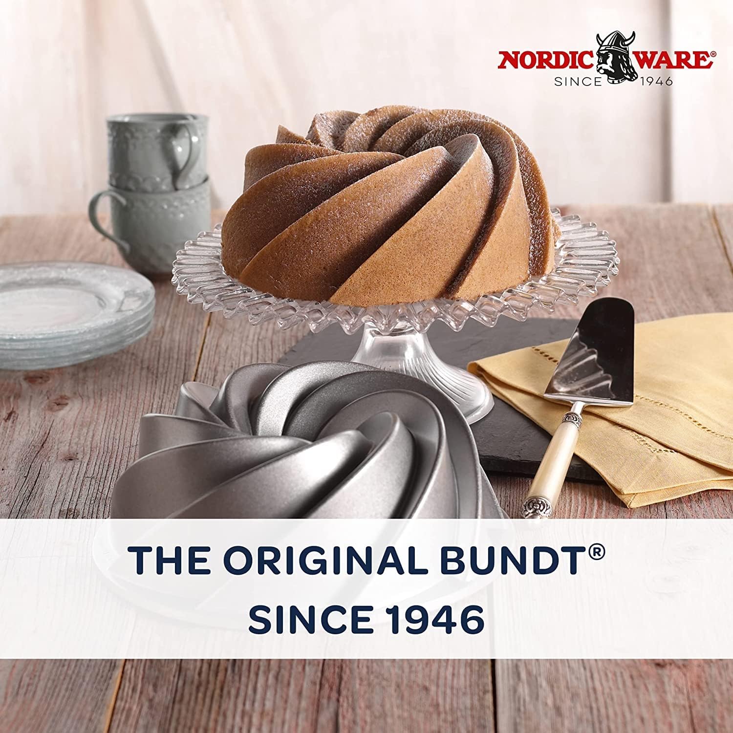 Nordic Ware Platinum Collection Heritage Bundt Pan1