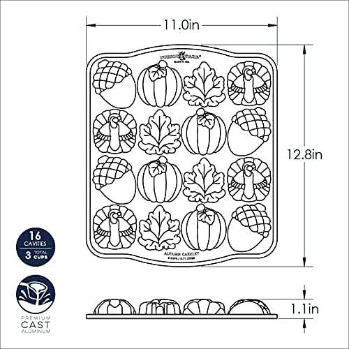 Nordic Ware Seasonal Collection Autumn Cakelette Pan7