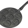 Nordic Ware Smiley Face Pancake Pan Silver, 10 1/2 inch diameter
