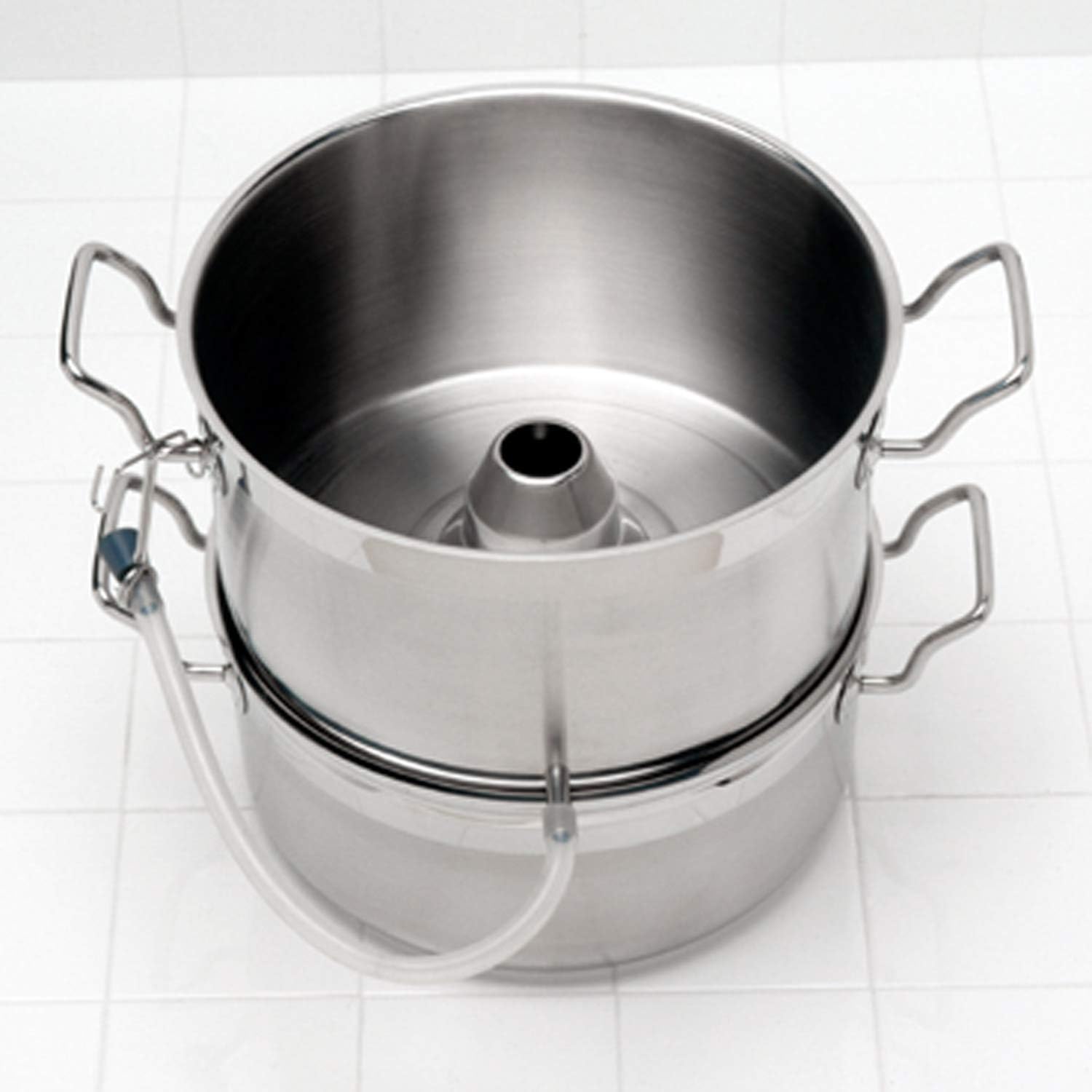 Norpro Stainless Steel Steamer Juicer, 11qts 10.4L, 4qts 3.8L, 8.5qts 8L, As Shown6