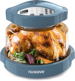 Nuwave Pro Plus 2 Infra-Red Oven, Countertop, Convection, Cook Fresh or Frozen, No Defrosting or Preheating, Cook Healthy (Cozy Blue)