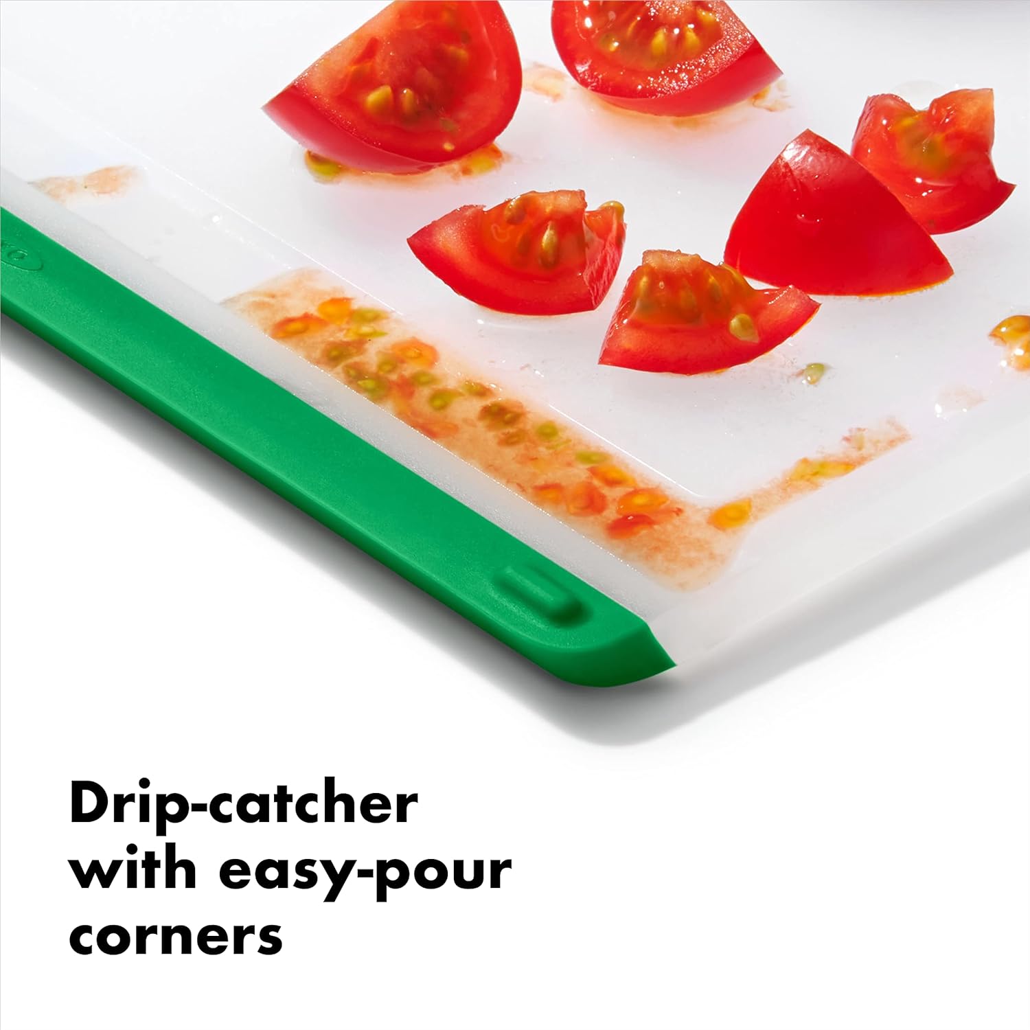 OXO Good Grips 3-Piece Plastic Everyday Cutting Board Set - Red, Green, Blue4